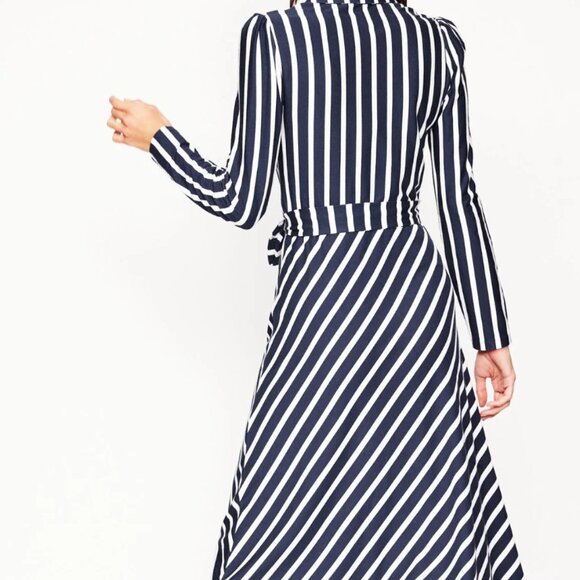 Boden Imogen Collared Jersey Dress size 12L - Picture 2 of 4